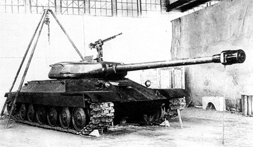 Czołg IS-6 drewniana makieta