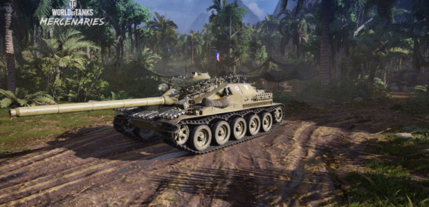 WoTMercenaries_AMX_Canon_d’assaut_105 (TierVIII-TankDestroyer)_Screenshot1