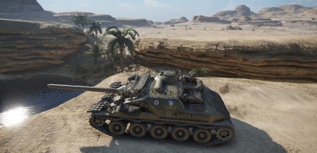 WoTMercenaries_AMX_Canon_d’assaut_105 (TierVIII-TankDestroyer)_Screenshot3