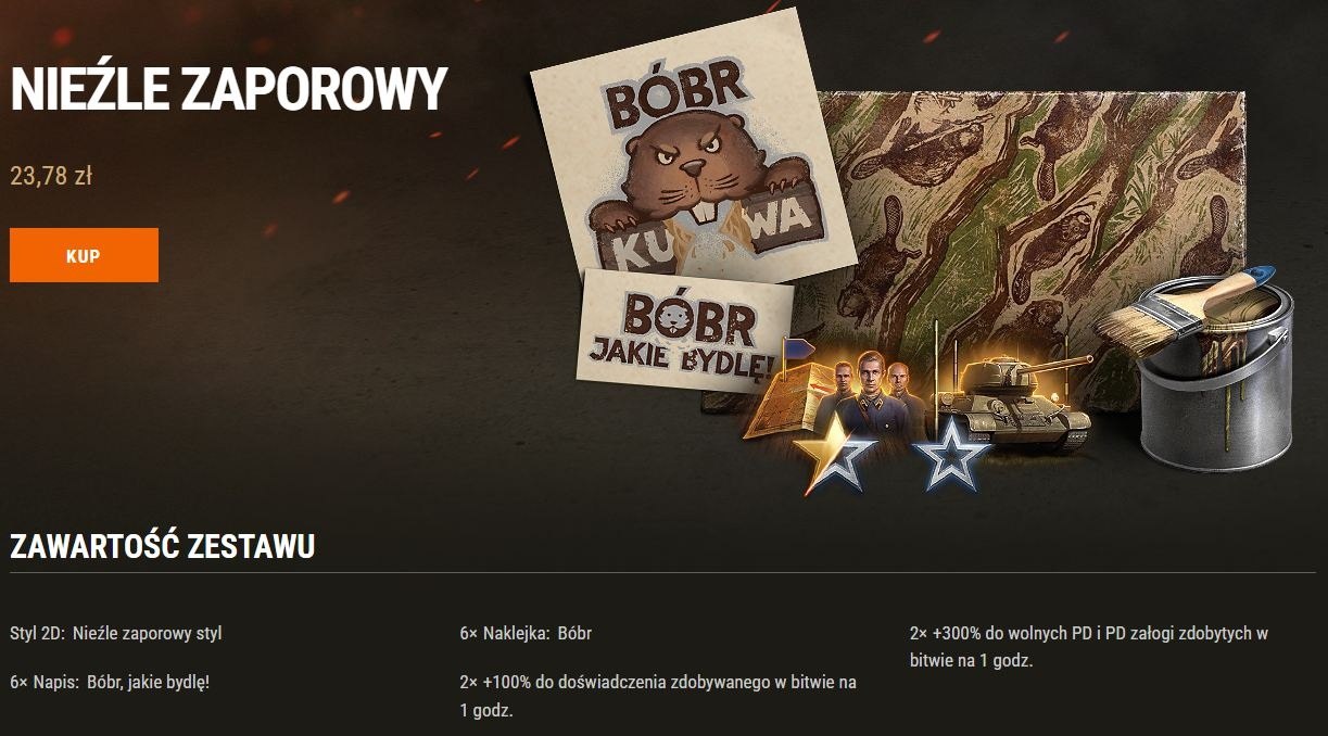 Bobrowa akcja w World of Tanks